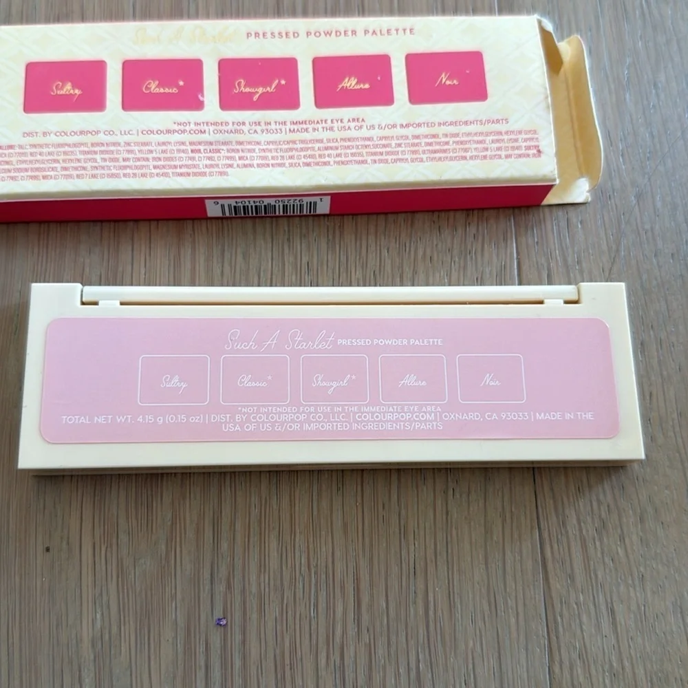Colourpop such a starlet eyeshadow NIB